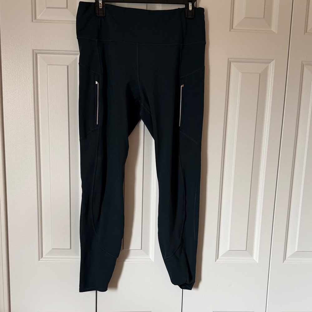 Athleta Dark Green Rainier Tights